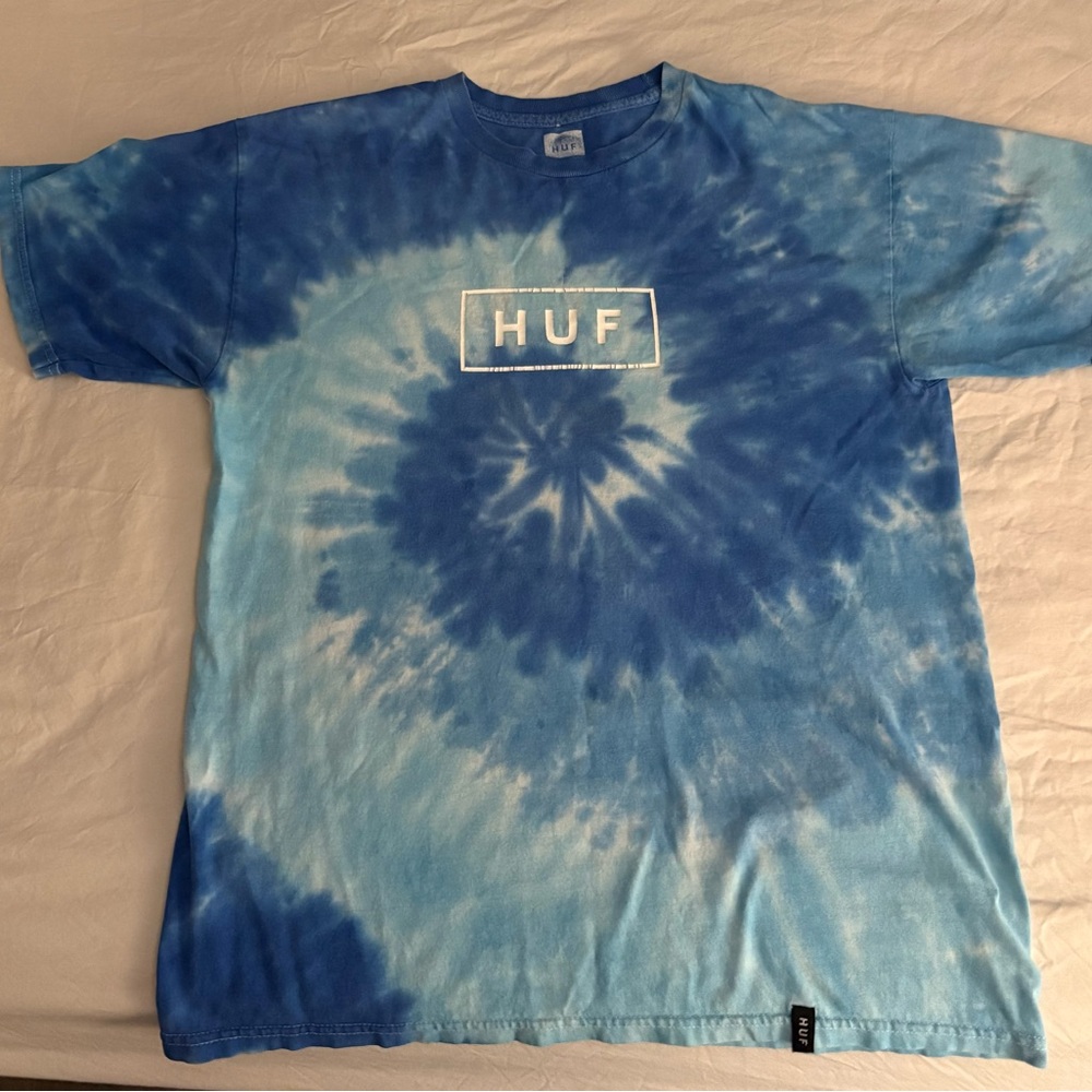 HUF Blue Tie-Dye Short Sleeve Tee